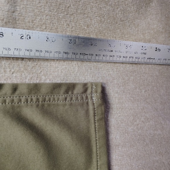 Quince Mens Pants Mens 36x34 Olive Green Comfort Stretch Traveler 5-Pocket Chino - Picture 10 of 10